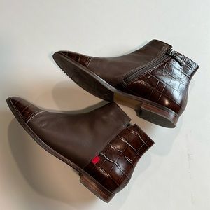 Marc Joseph - New York, 7.5, brown leather two tone booties